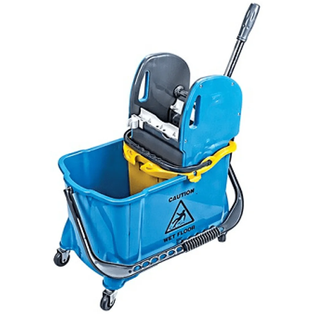 GCCE - TURKEY HTS731-B, 111108337 Mop Trolley With Wringer With CleanWater Separation Bucket 10 + 24 ltrs,