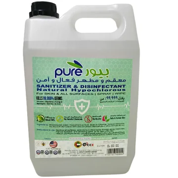 Pure 6291107499949 Natural Sanitizar, Hypochlorous Liquid, 5 Litres