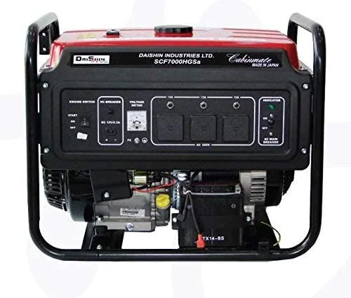 SCF7000HGSA DAISHIN GENERATORS 5.5 KVA PETROL ELECTRIC START