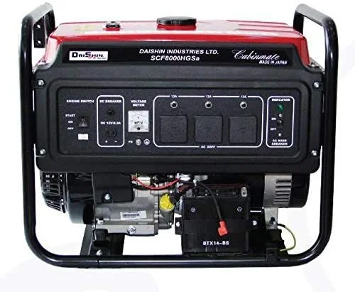 SCF8000HGSA DAISHIN GENERATORS 6.5 KVA PETROL ELECTRIC START