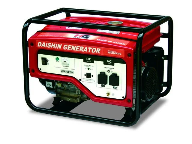 SGB7001HA DAISHIN GENERATORS 5.5 KVA HONDA PETROL MANUAL START