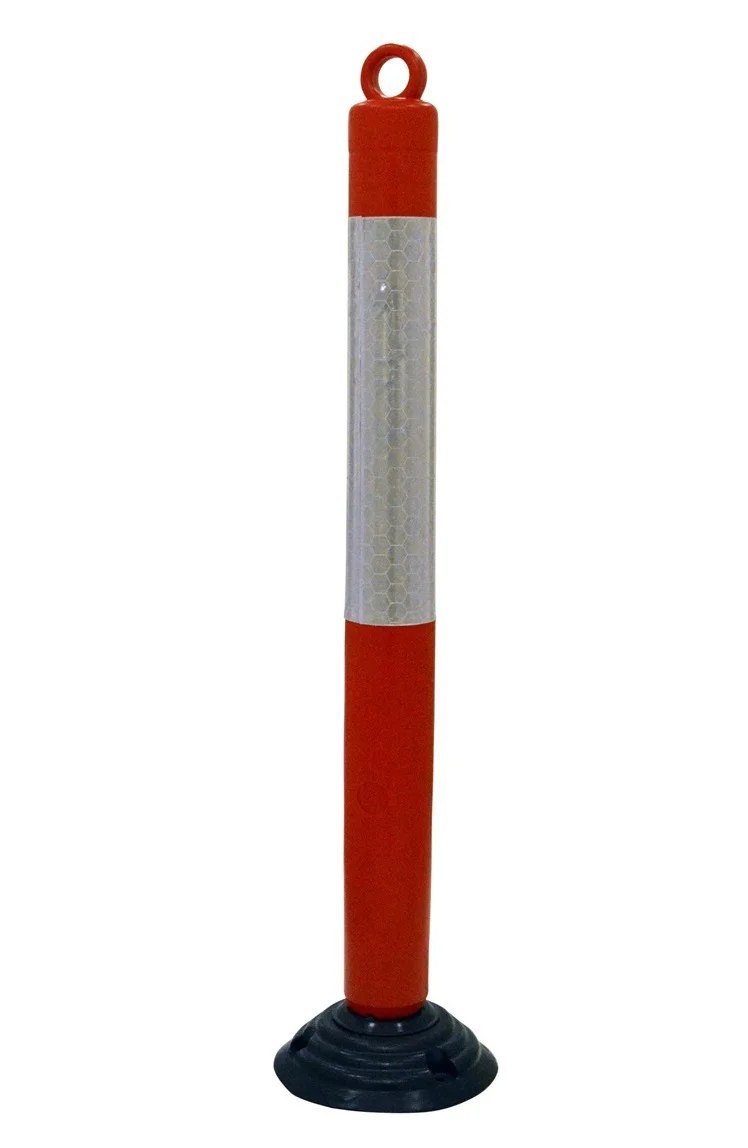 S1406 - 120 Red PE Post with 45cm Reflective Tape