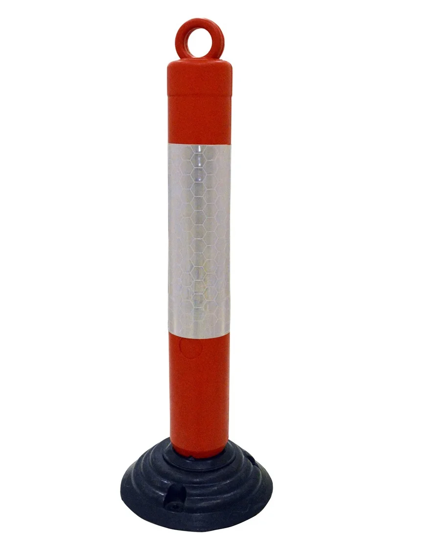 S1406 - 80 Red PE Post with 30cm Reflective Tape