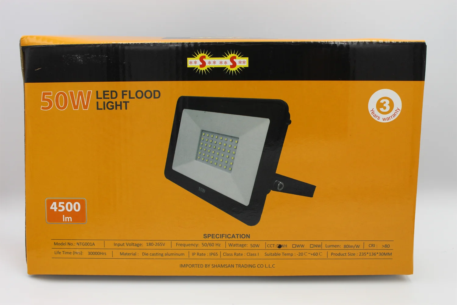 Shamsan NTG001A 50W LED Flood Light 50W