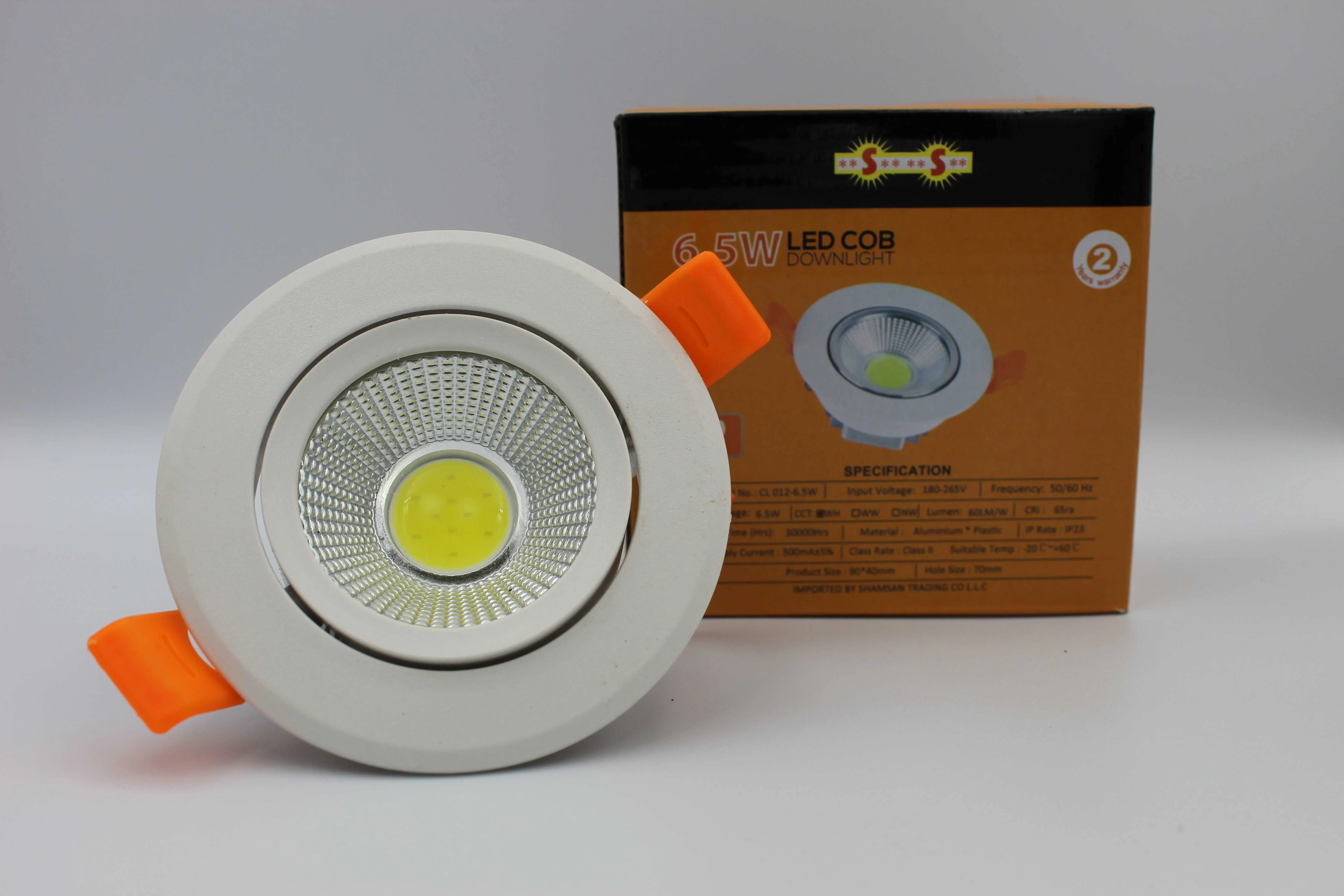 Shamshan CL 012-7W LED Spot Light 3000k Warm White / 4000k Nature Light / 6500 Day Light