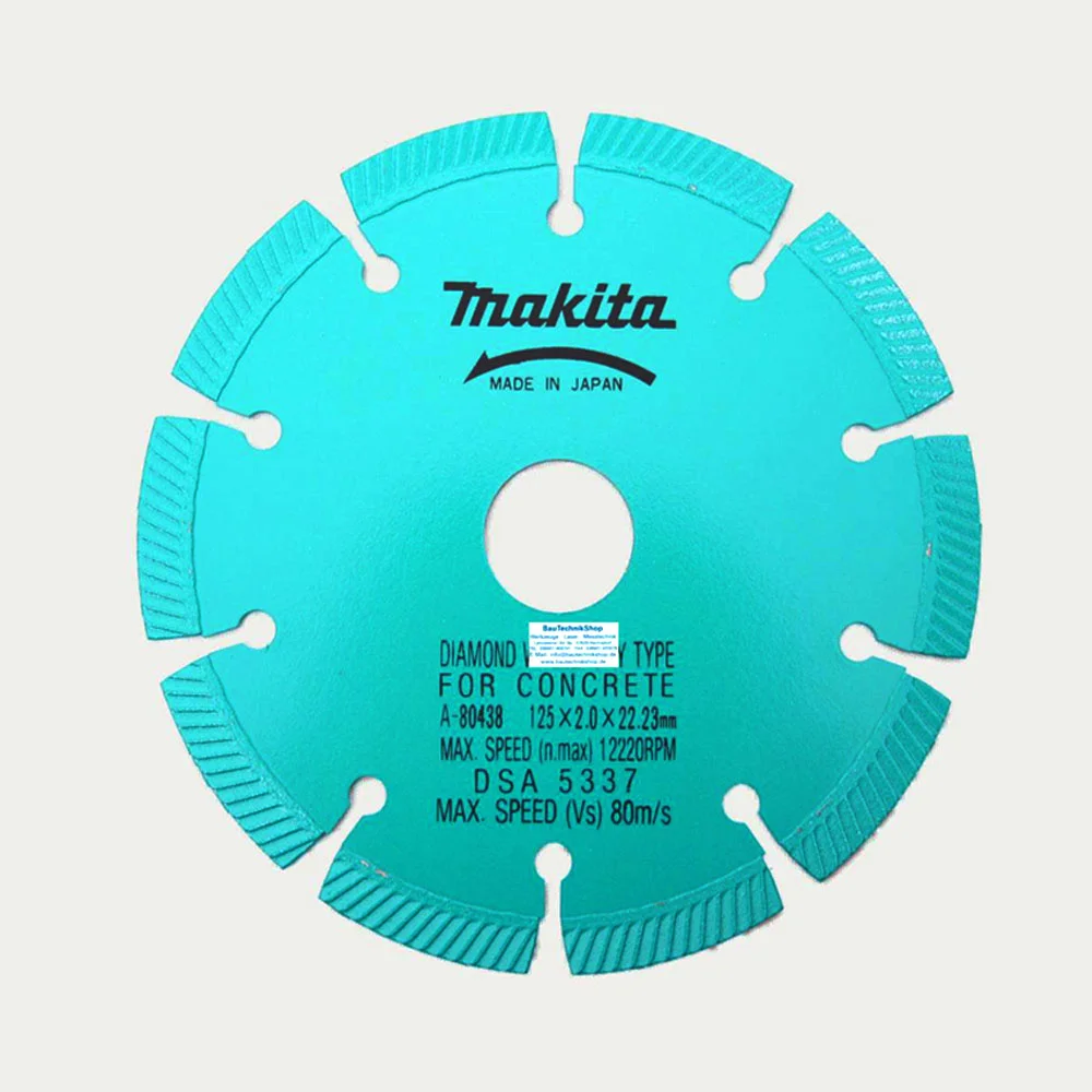 Makita A80438 Diamond Wheel Segmented 125mm