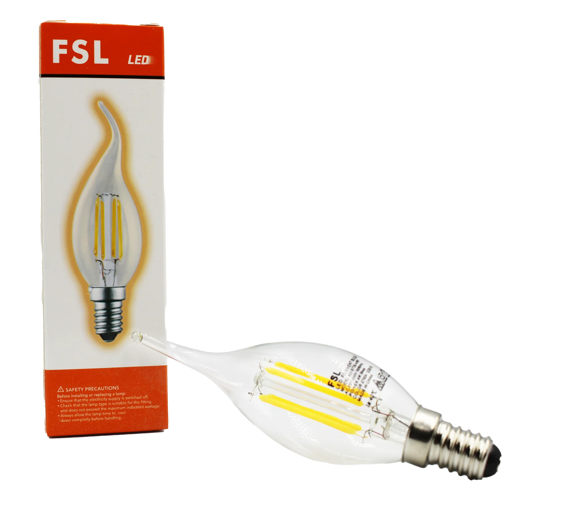 FSL LED BT35 filament Bulb 4W