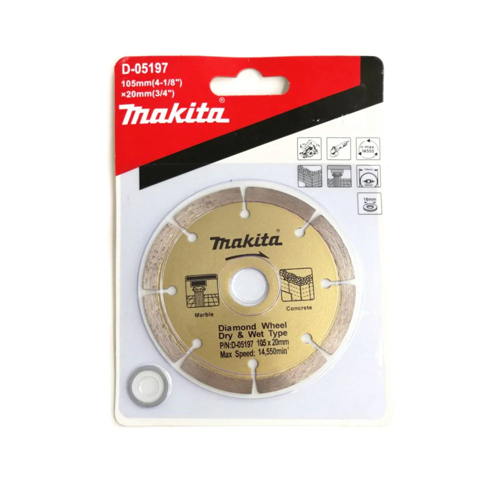 Makita D05197 Diamond Wheel Segmented 105mm