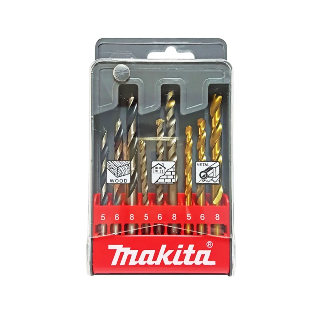 Makita D16405 Drill Bits Assorted 9pcs