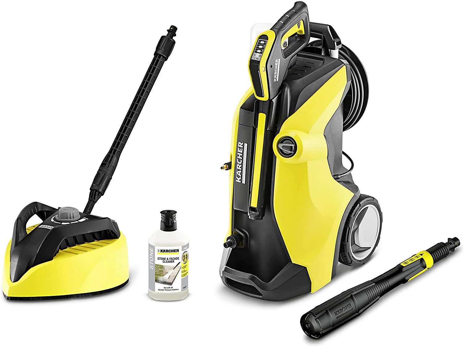 Karcher K 7 Premium Full Control Plus Home High Pressure Washer, 1.317-136.0, Yellow