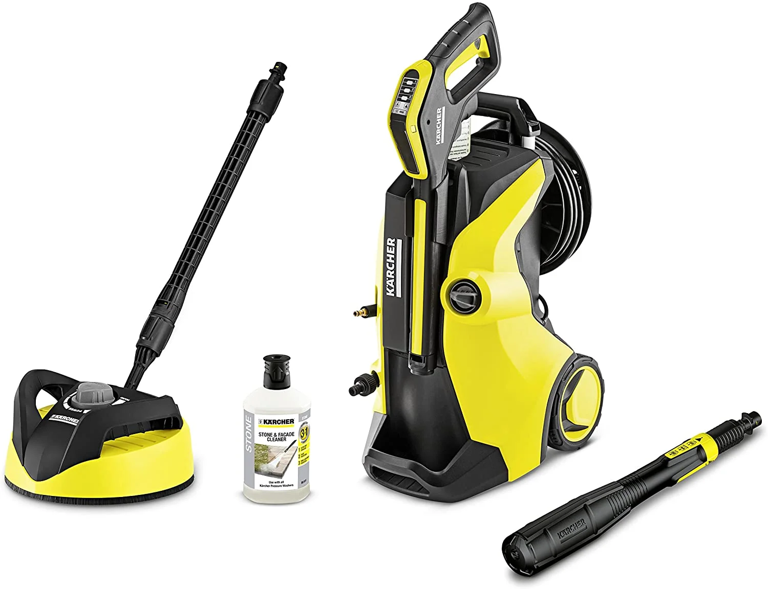 Karcher K 5 Premium Full Control Plus Home High Pressure Washer, 1.324-635.0, Yellow