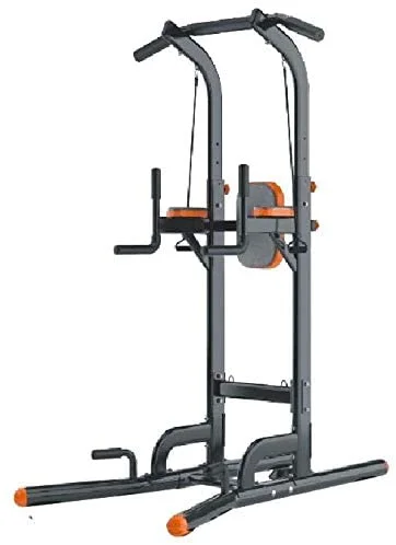 Skyland Multi -Function chin up station with rope & backerset EM-1841