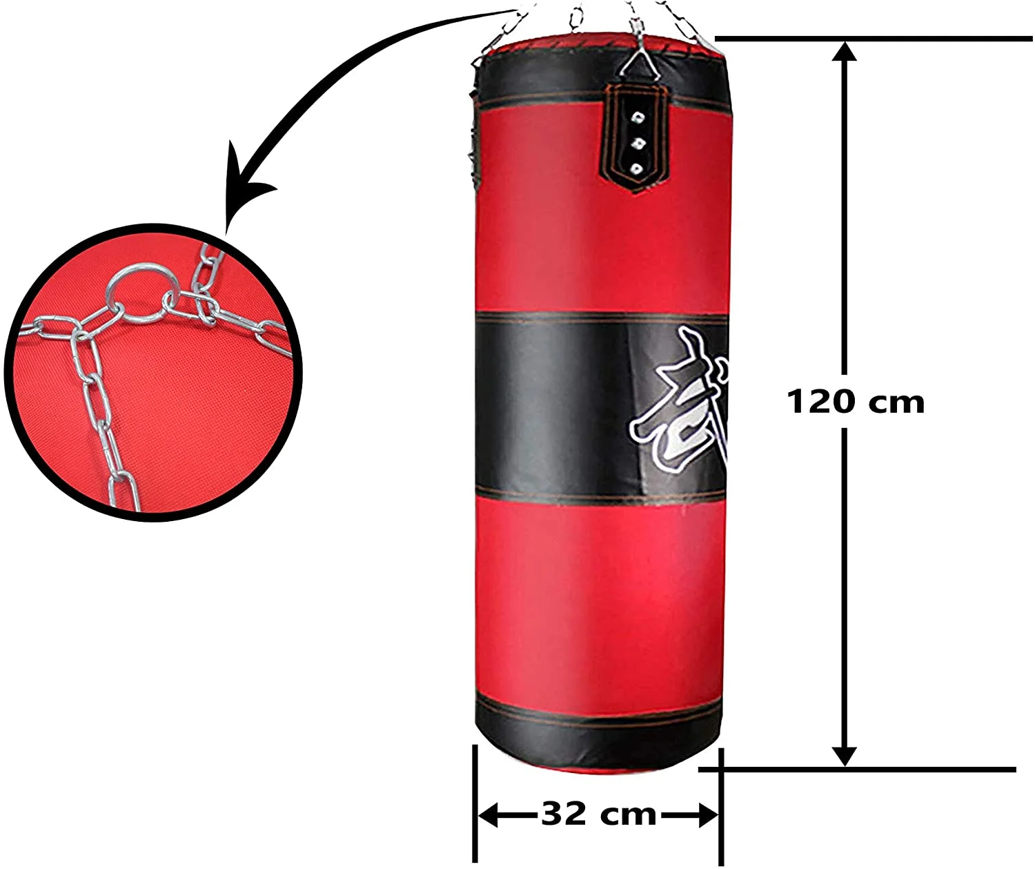 Skyland Professional Punching Bag Red , Black EM-1849