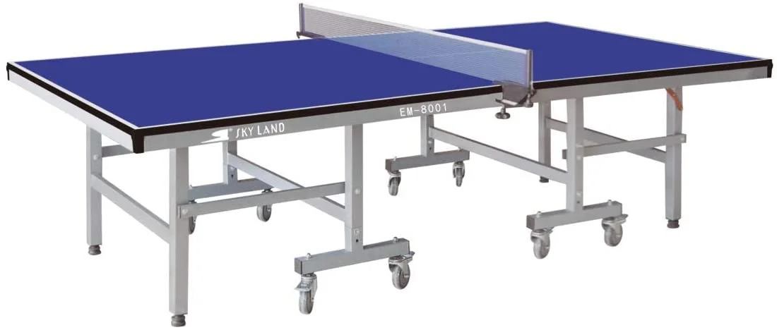 Skyland Single Folding Movable Tennis Table, Blue EM-8001