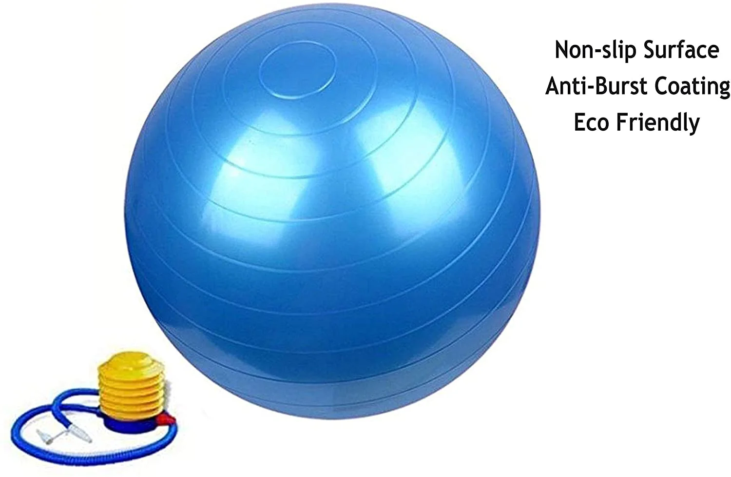 Skyland Yoga Ball with Pump - Blue EM-9316