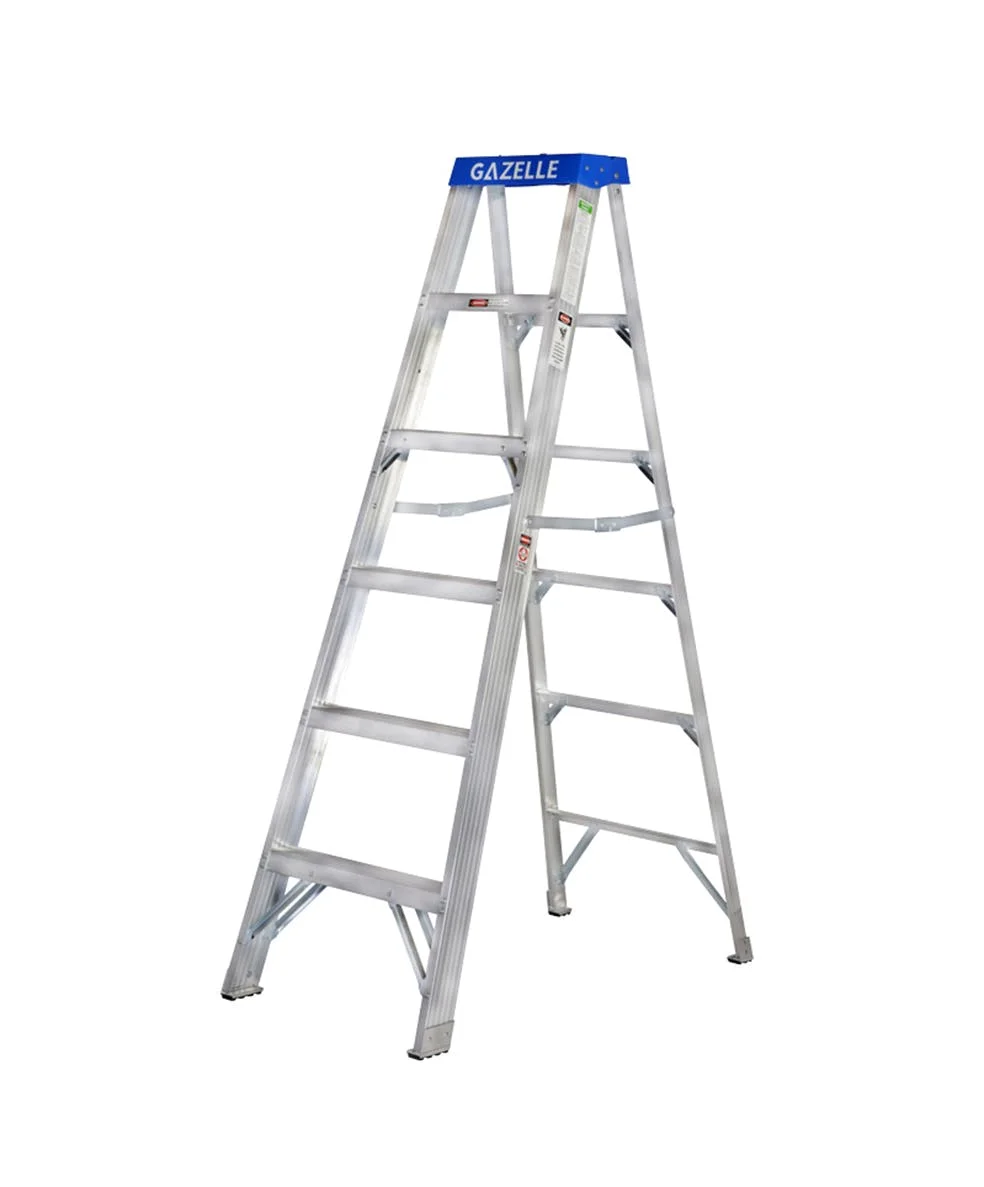 6 Ft. Aluminium Step Ladder for working height up to 10 Ft.