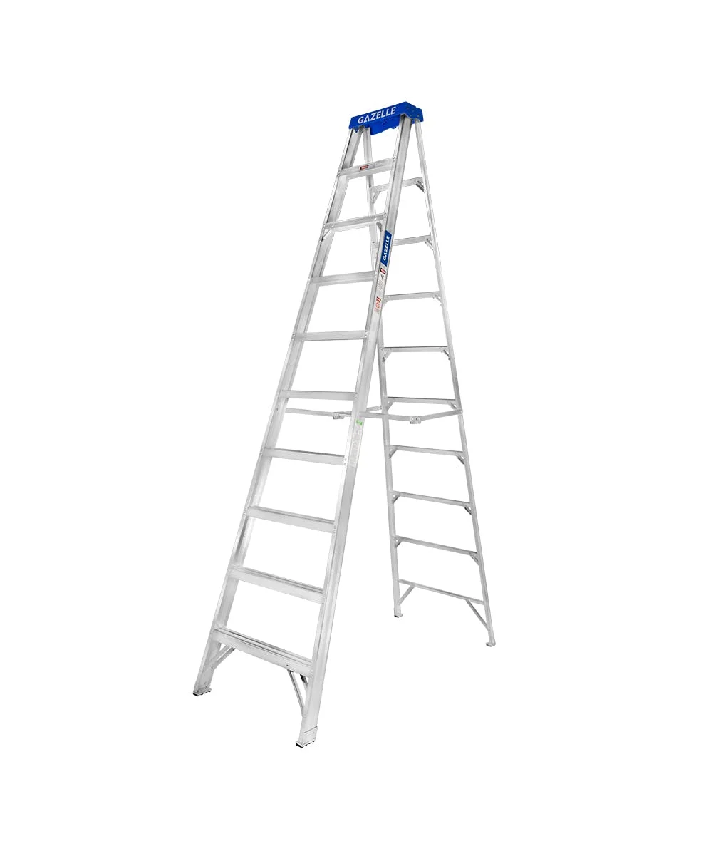 10 Ft. Aluminium Step Ladder for working height up to 14 Ft.