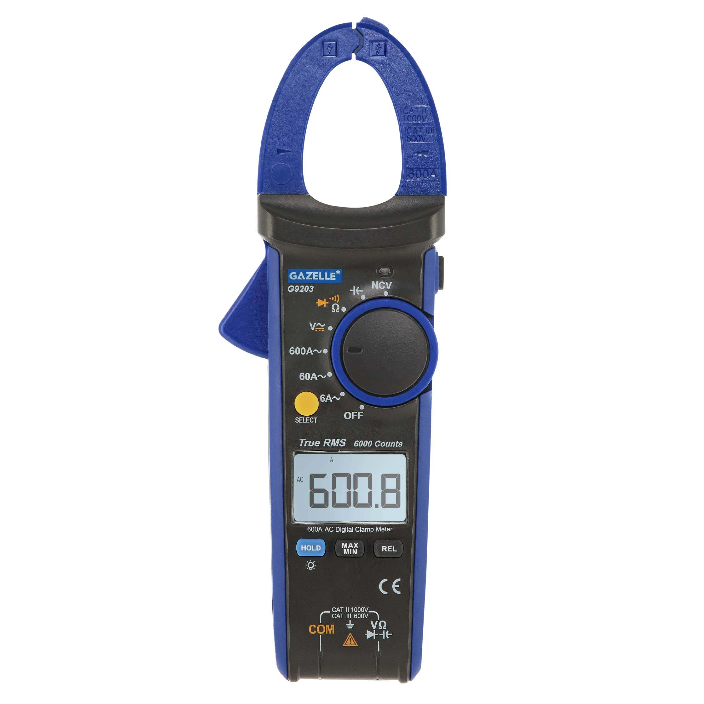 600A TRMS Digital Clamp Meter