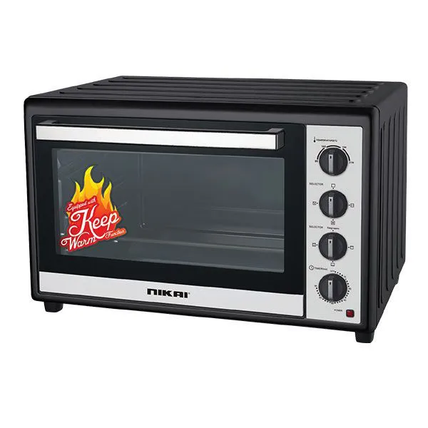 NIKAI BRAND ELECTRIC OVEN 100LT WITH ROTISSERIE & CONVECTION NT1001RCAX