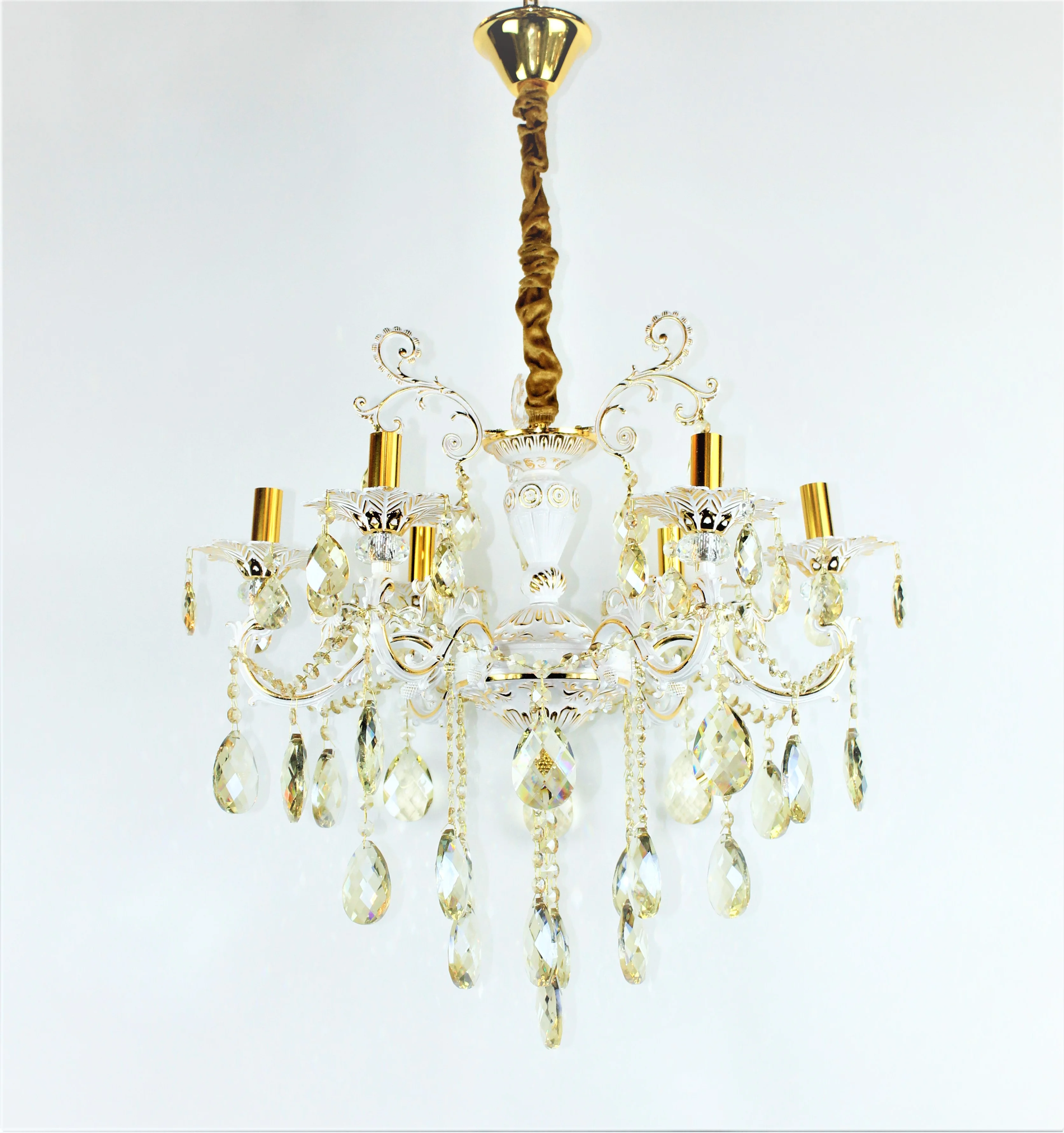 Generic Chandelier Light 8866-6 GD+WT