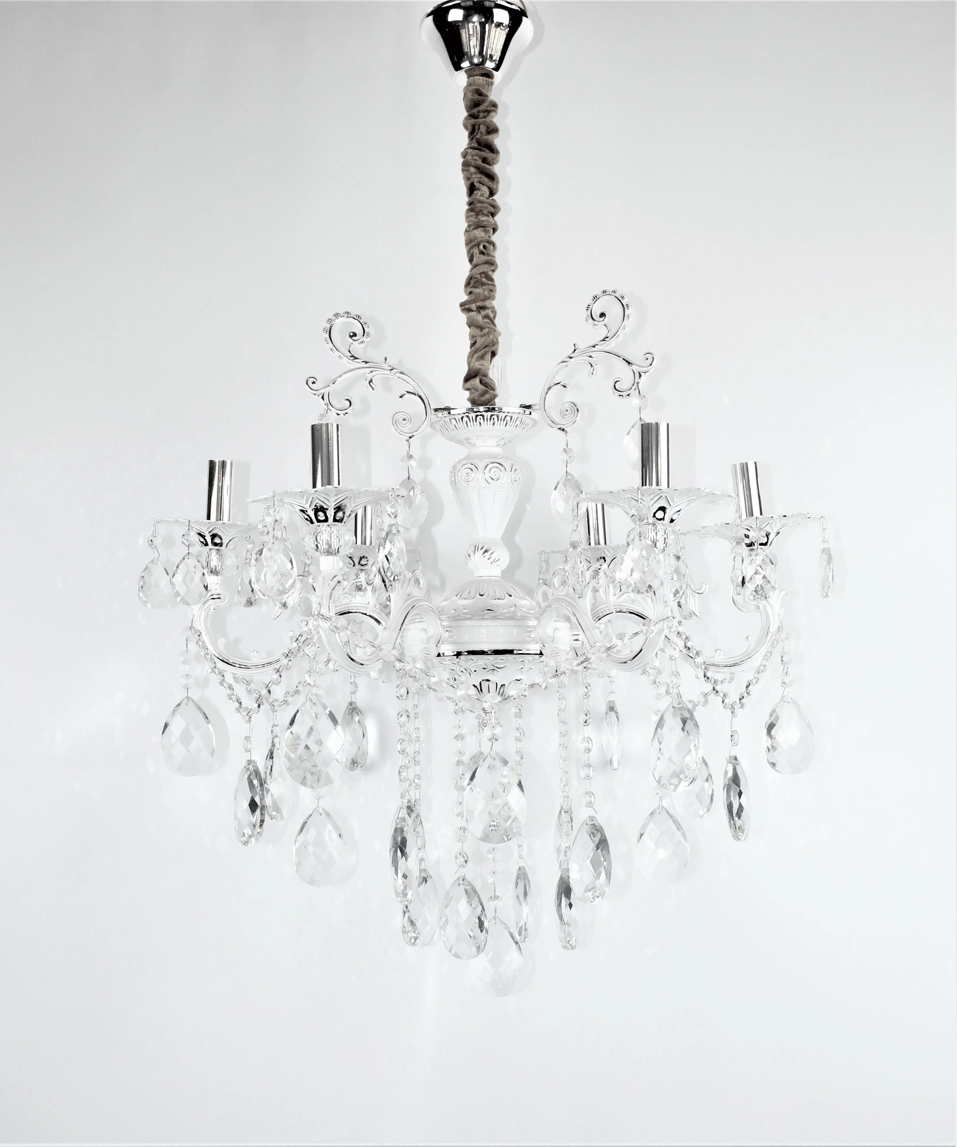 Generic Chandelier Light 8866-6 SV+WT