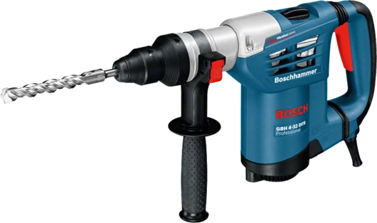 Bosch 4 Kg SDS Plus 900 W 4,2 J (with Keyless Chuck) L-Shape SDS-plus? , 3-Modes, VC, QCC GBH 4-32 DFR