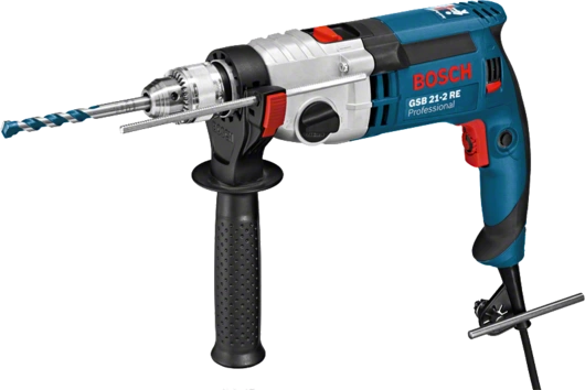 Bosch Impact Drill, 1100 W, Keyless chuck 13 mm GSB 21-2 RE Keyed chuck-13mm