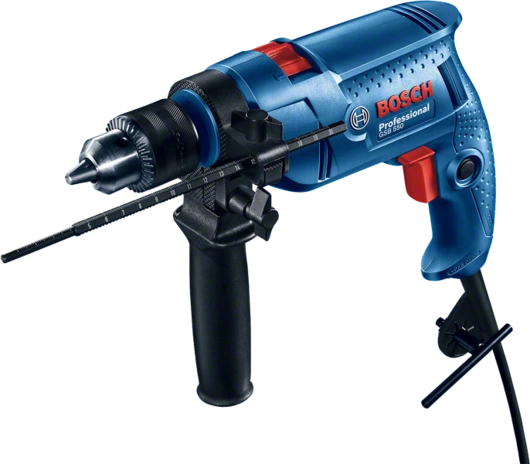 Bosch Impact Drill, 550 W, Keyed Chuck GSB 550 Fisherman box