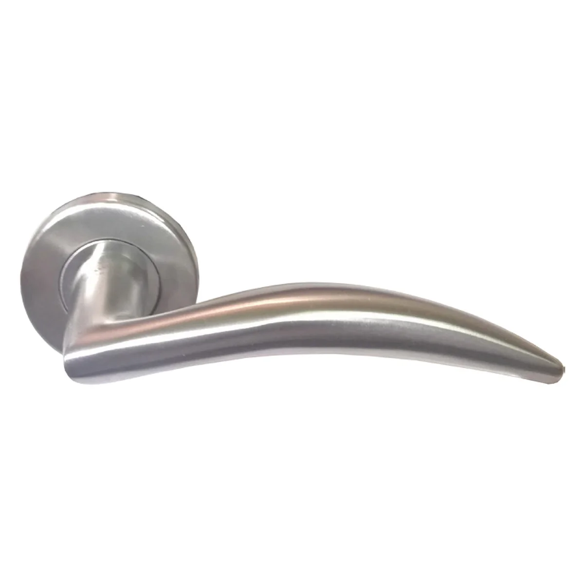 Stainless Steel Solid Lever Handle On Rose DTSH007