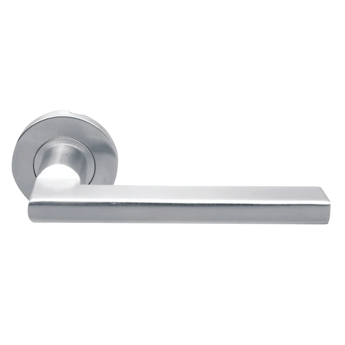 Stainless Steel Solid Lever Handle On Rose DTSH023