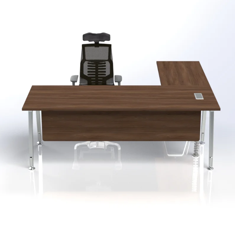 Bafco Midas Executive L-Shape Desk