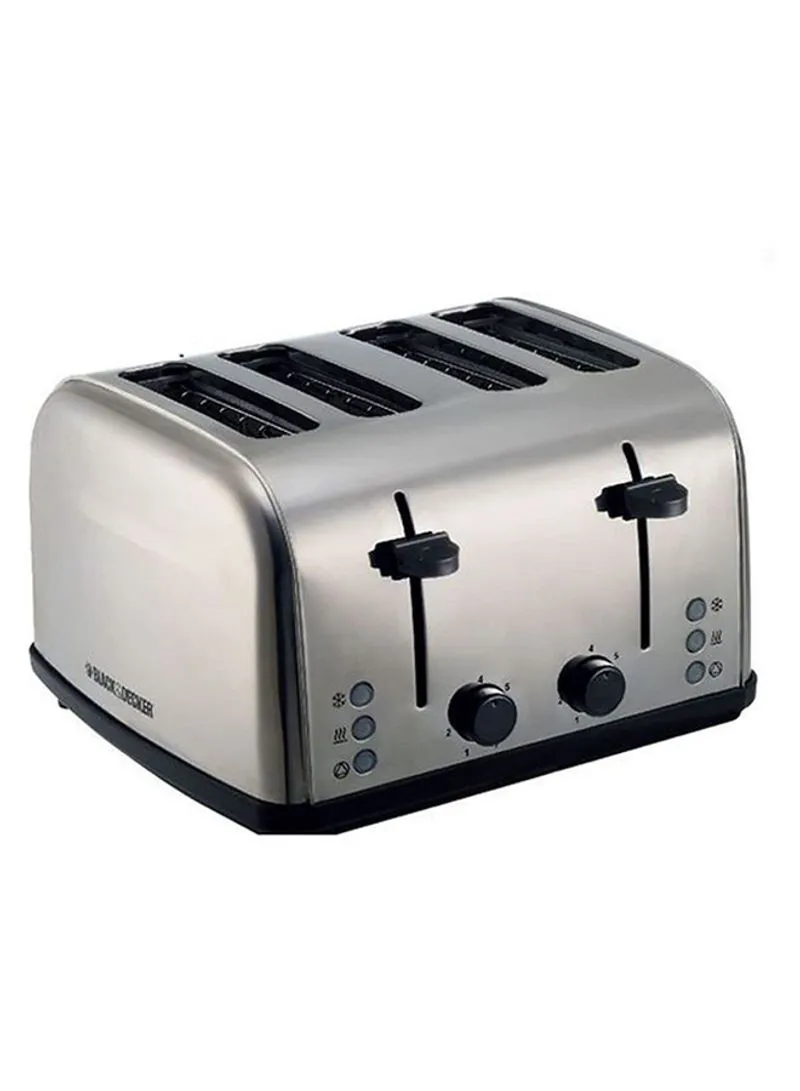 4 Slice Parallel Slot SS Toaster with Dual Control ET304-B5