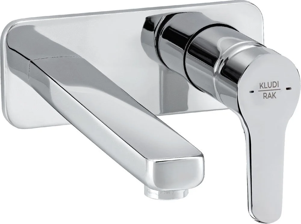 PEAK concealed 2-holes wall-mounted basin mixer trim set