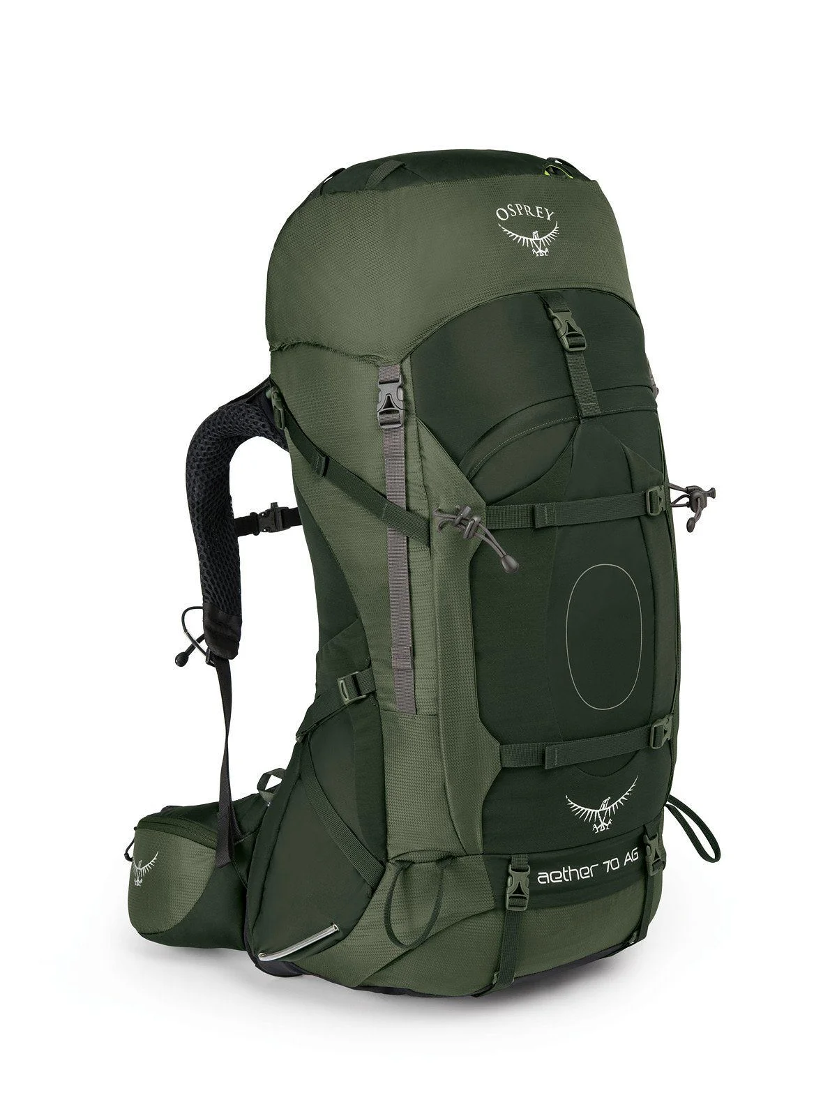 Osprey Aether AG 70 w Dpk Adirondack Green MD Hiking Backpack Bag 10000667