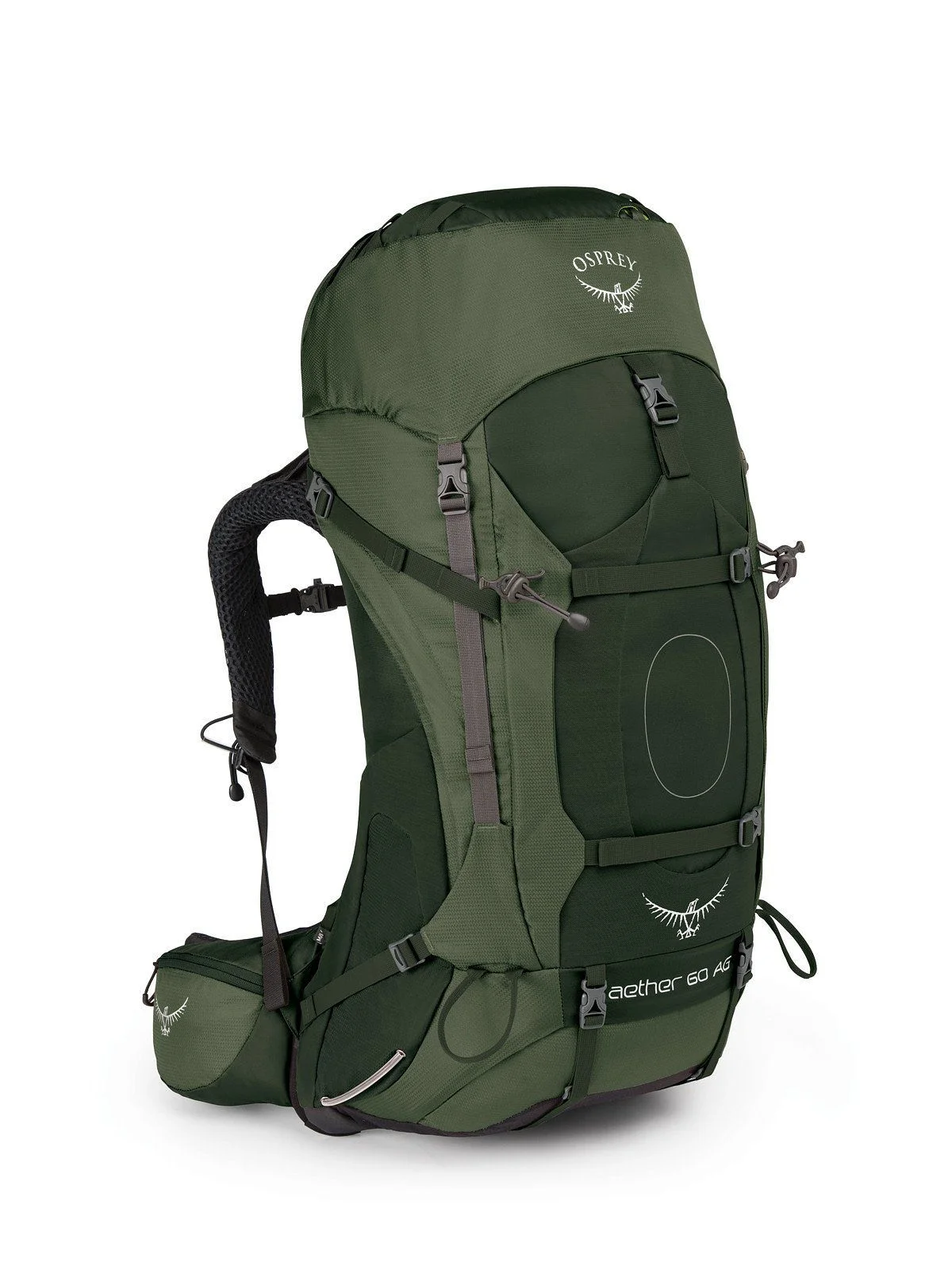 Osprey Aether AG 60 w Dpk Adirondack Green MD Hiking Backpack Bag 10000677