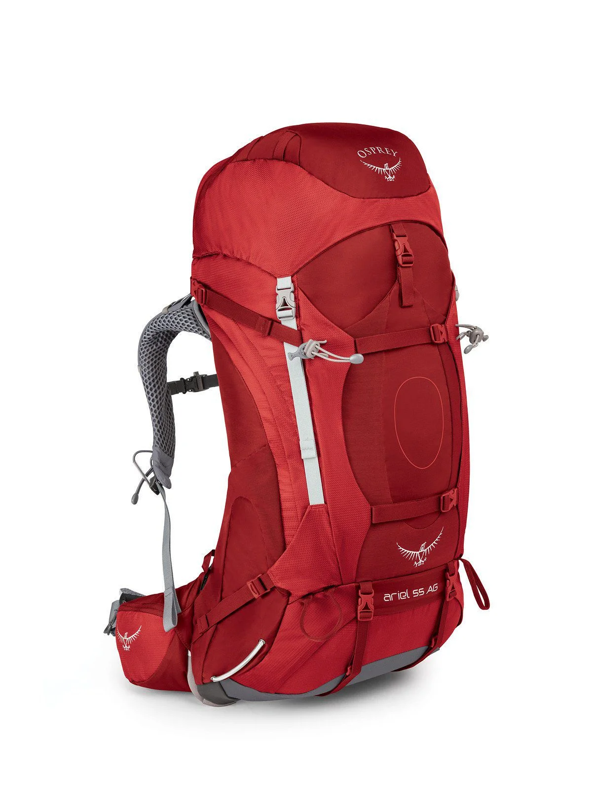 Osprey Ariel AG 55 w Dpk Picante Red WM Hiking Backpack Bag 10000743