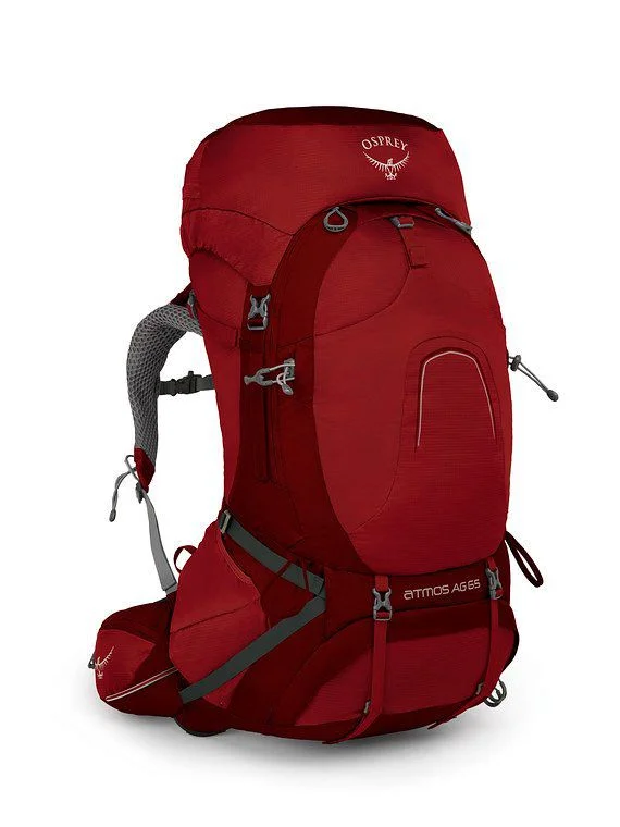 Osprey Atmos AG 65 w/RC Rigby Red SM 10001386