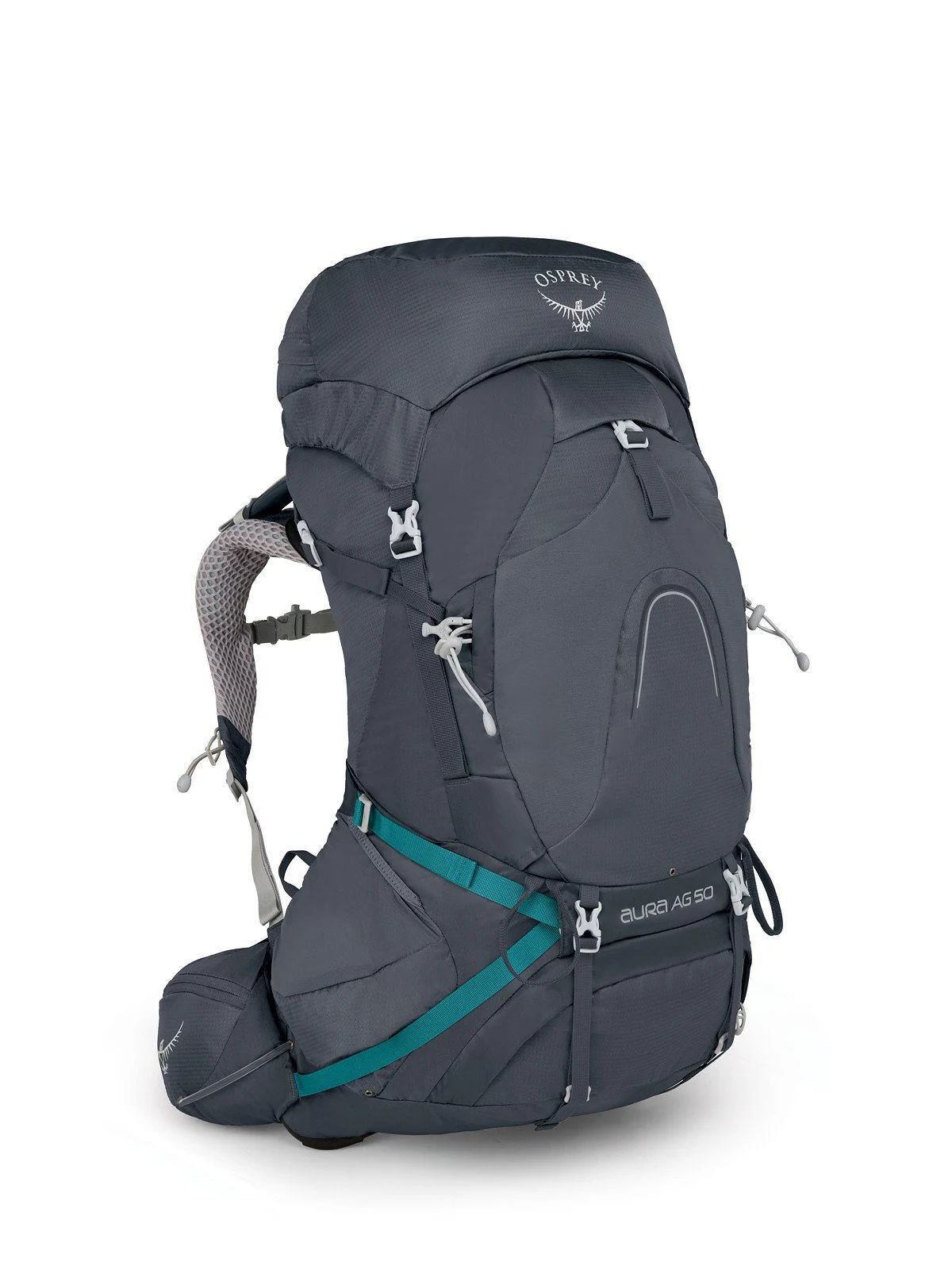 Osprey Aura AG 50 w/RC Vestal Grey WS Hiking Backpack Bag 10001411