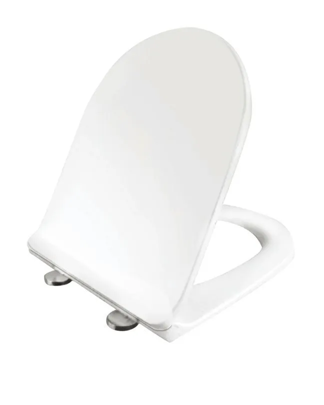 GOLDEN DRAGON TOILET SEAT COVER PRESSURE BUFFER; NO YELLOWING;NOT SCRATCH; PREVENT NOISE; PREVENT COLLISSION - 802UF- WHITE COLOR