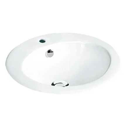 GOLDEN DRAGON BATHROOM ABOVE COUNTER MOUNTING WASH BASIN - GD1002 CERAMIC GOLDEN DRAGON ABOVE COUNTER WASH BASIN, WHITE COLOR. SIZE: 530x470x180mm.