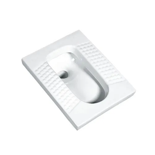 GOLDEN DRAGON BATHROOM CERAMIC SQUATTING PAN - ARABIC WC - GD1089 - GOLDEN DRAGON SQUATTING TOILET PAN, SIZE: 540x430x225mm, WHITE COLOR.