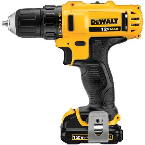 Dewalt DCD710C2P-B5 12V Subcompact Drill Driver With Soft Bag