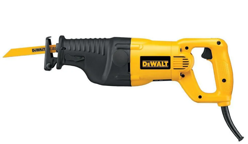 Dewalt Reciprocating Saw Orbital Action 1200 Watt 110 Volt DW311K-LX