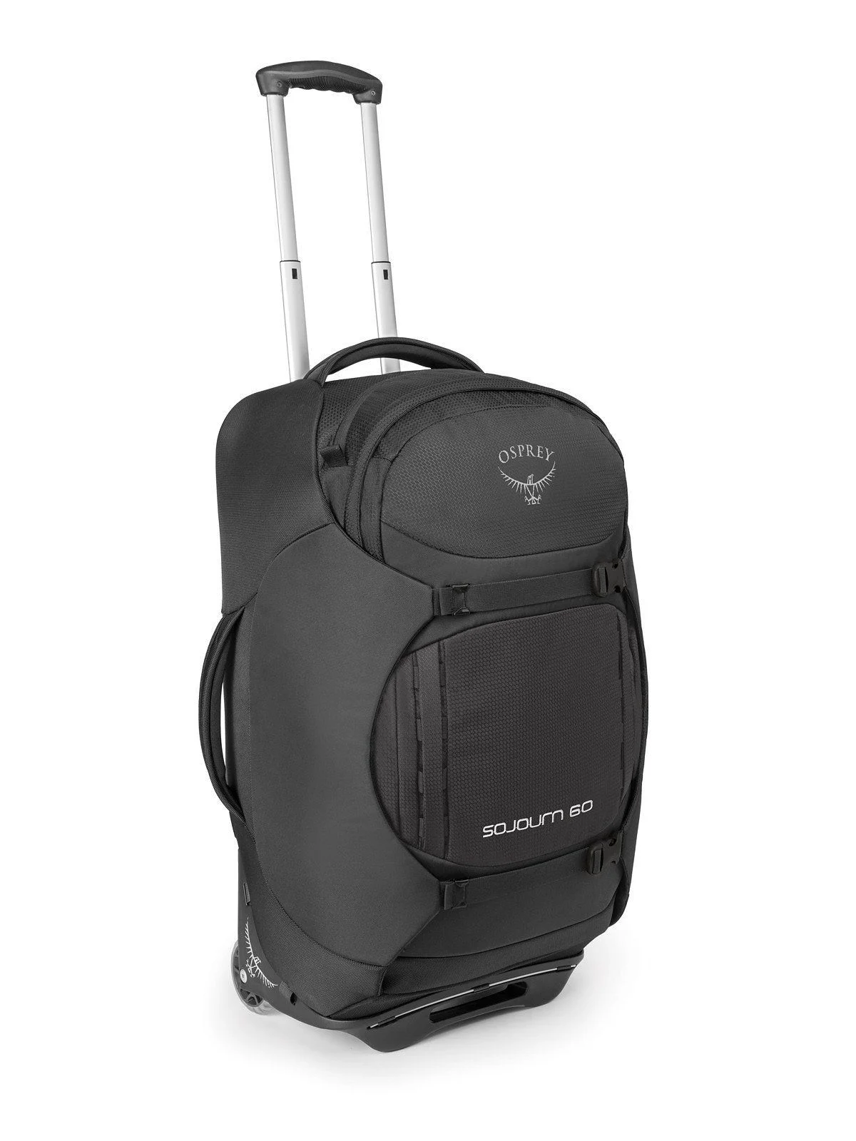 Osprey Sojourn 60L/25" Flash Black O/S Travel Backpack Bag with Wheels 10000490