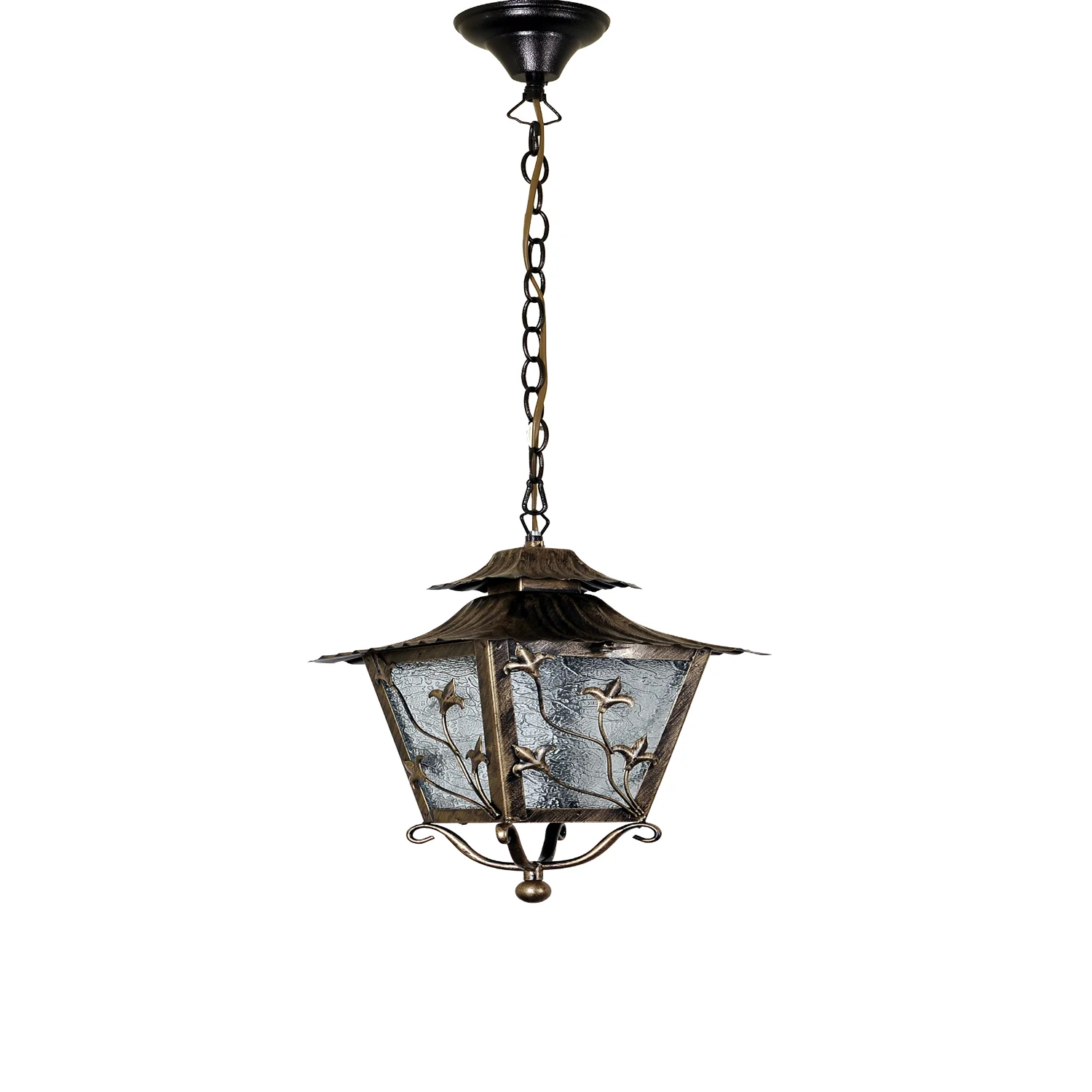 Elsewedy 8274-1H Hanging Lamp, Entrance 1 Lamp Outdoor Chandelier, Height Adjustable, Farmhouse Chandelier Outdoor