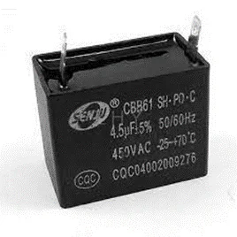 Capacitor 4.5UF, 4.5 uf MFD 450VAC Oval Start Capacitor