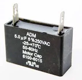 Capacitor 5UF, 5 uf MFD 450VAC Oval Start Capacitor