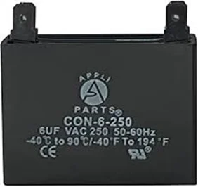 Capacitor 6UF, 6 uf MFD 450VAC Oval Start Capacitor