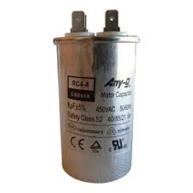 Capacitor 8UF, 8 uf MFD 450VAC Oval Start Capacitor