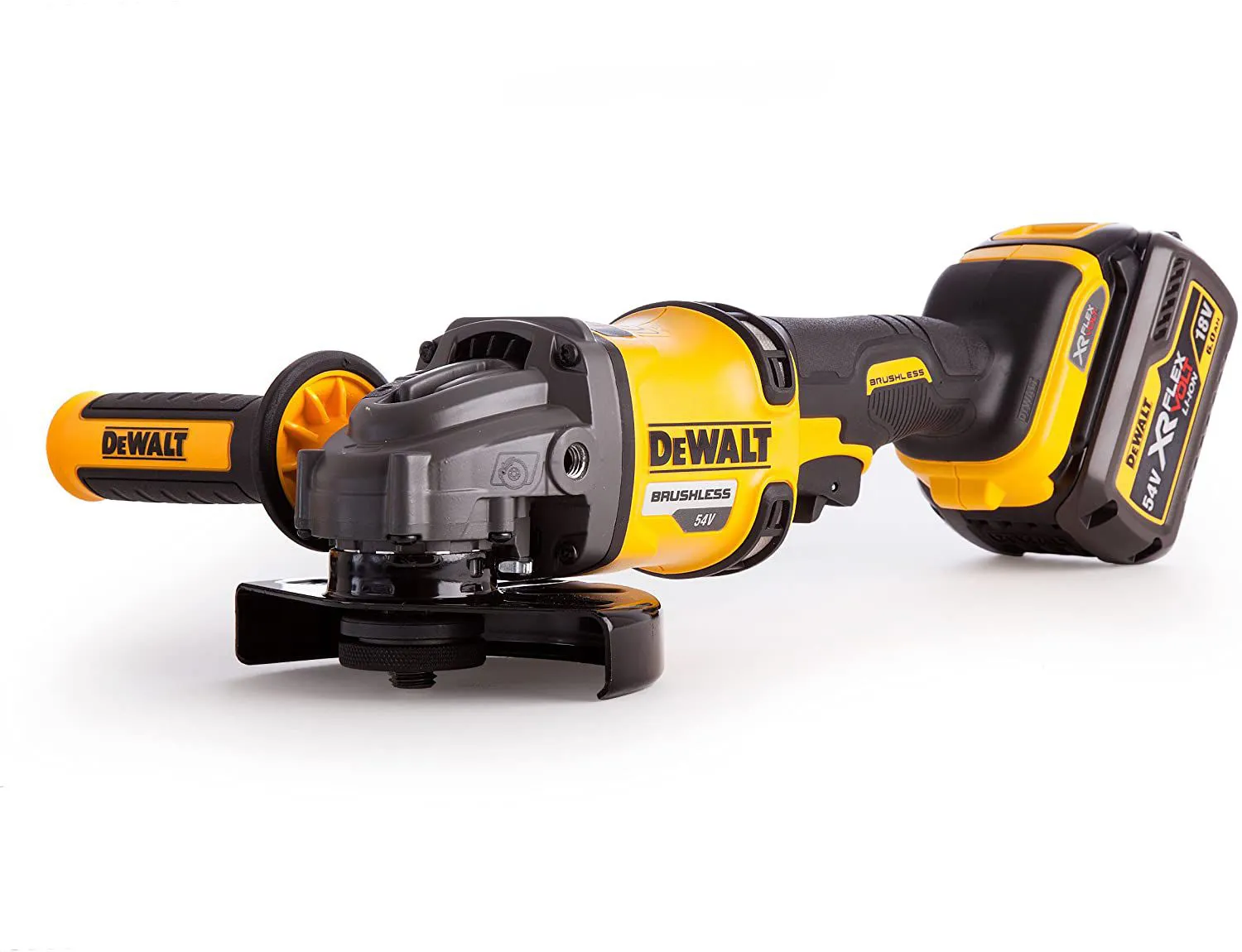 Dewalt DCG414T2-GB 54V XR Li-Ion Grinder Kit